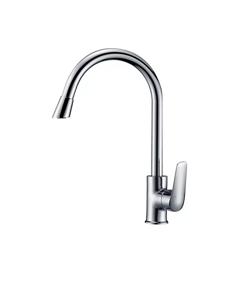 IKON Sulu Chrome Gooseneck Sink Mixer