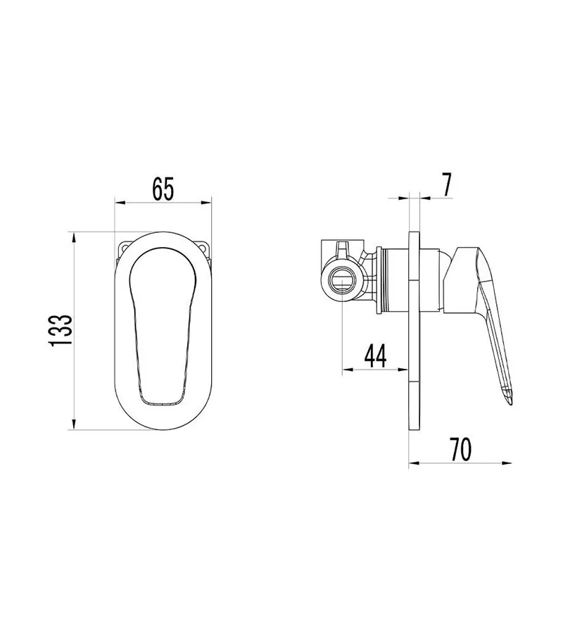 Specification For IKON Sulu Wall Mixer