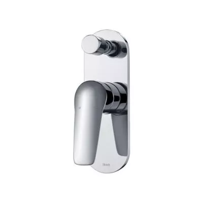 IKON Sulu Chrome Wall Mixer With Diverter