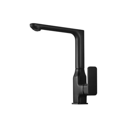 IKON Seto Matt Black Sink Mixer