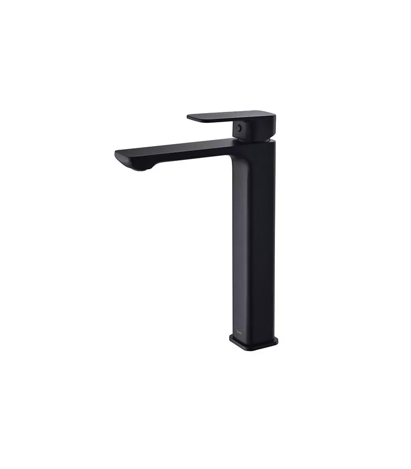 IKON Seto High Rise Matt Black Basin Mixer