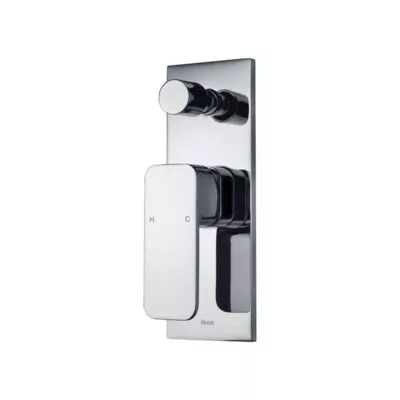 IKON Seto Chrome Wall Mixer With Diverter