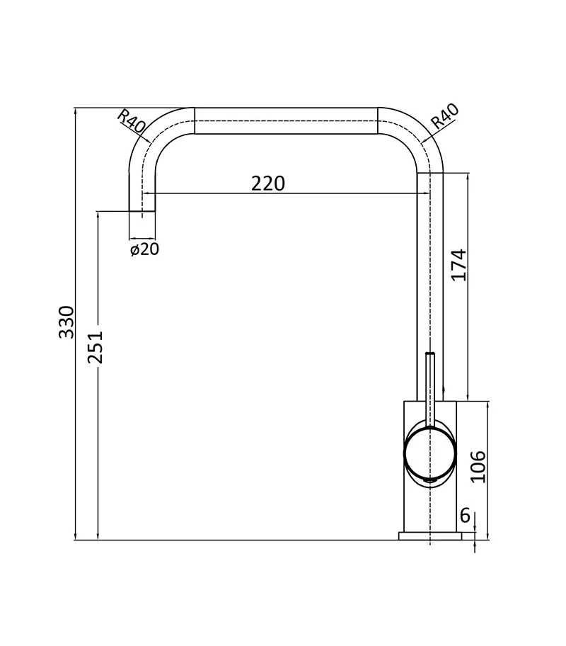 Specification For IKON Hali Sink Mixer