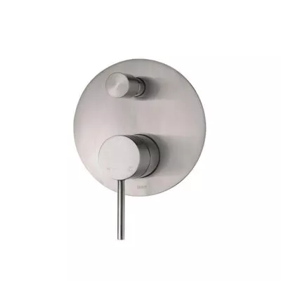 IKON Hali Brushed Nickel Wall Mixer With Diverter