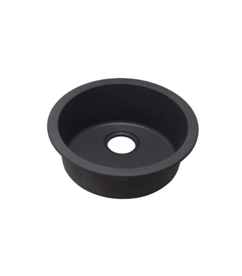 Arete Black Granite Round Sink 460mm OX460.KS