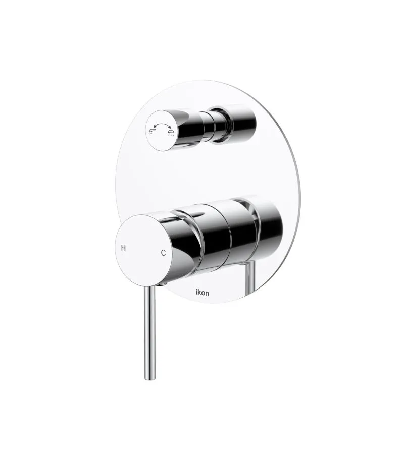 Hali Wall Mixer with Diverter - Chrome