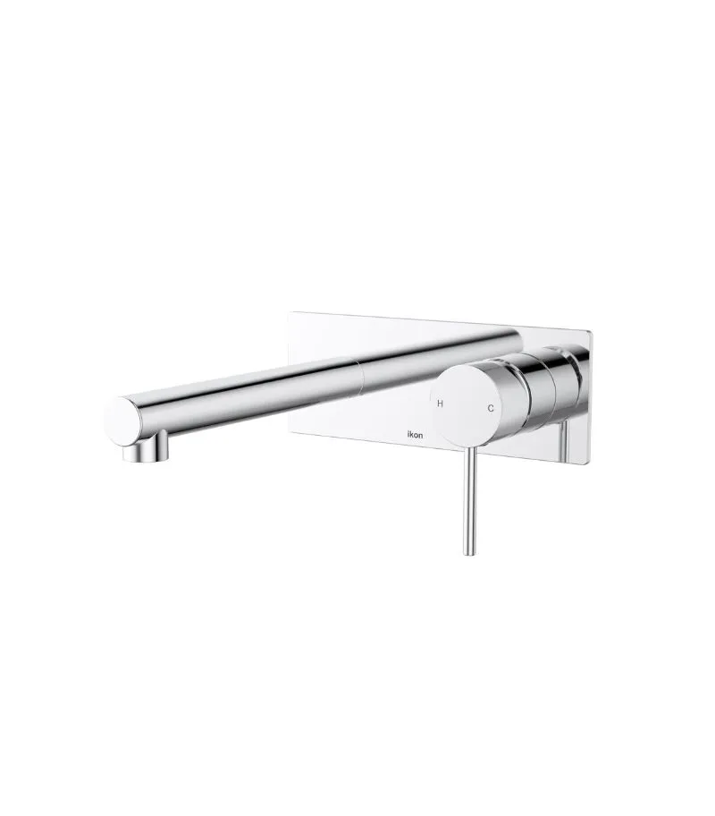 Hali Basin/Bath Mixer with Straight Spout - Chrome