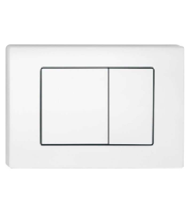 Square White Toilet Push Button G3005008W