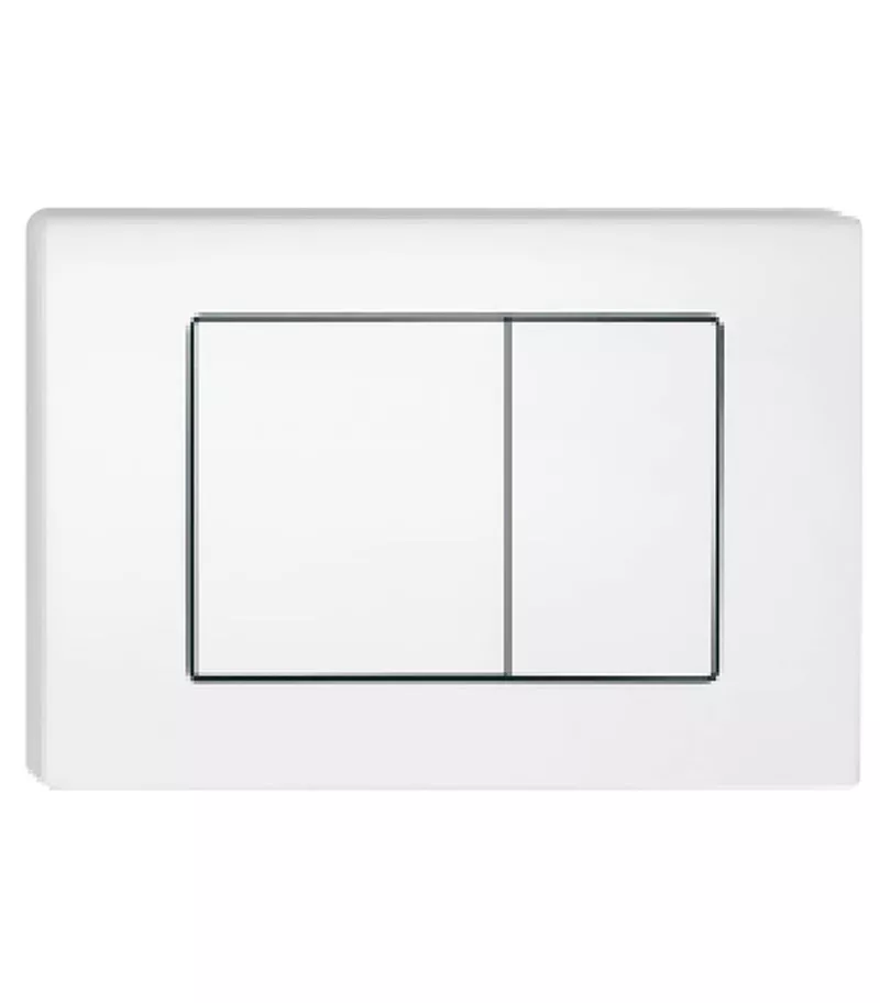 Square White Toilet Push Button G3005008W