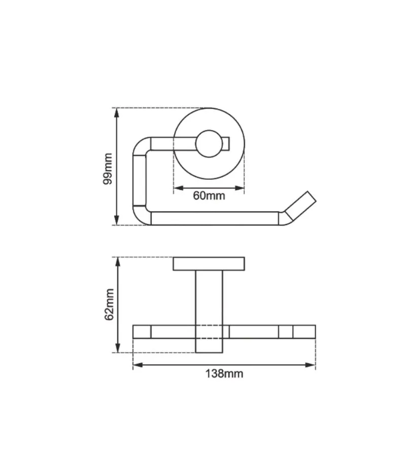 Lucid Toilet Roll Holder - Specification