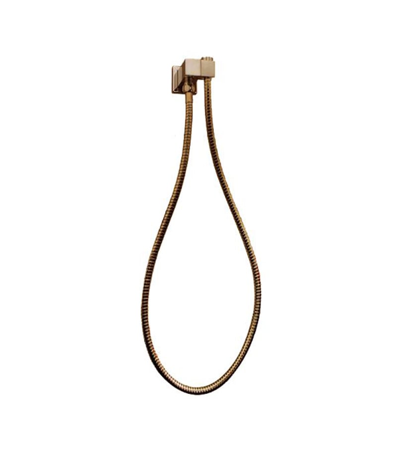 Esperia Square Brushed Yellow Gold Hand Shower