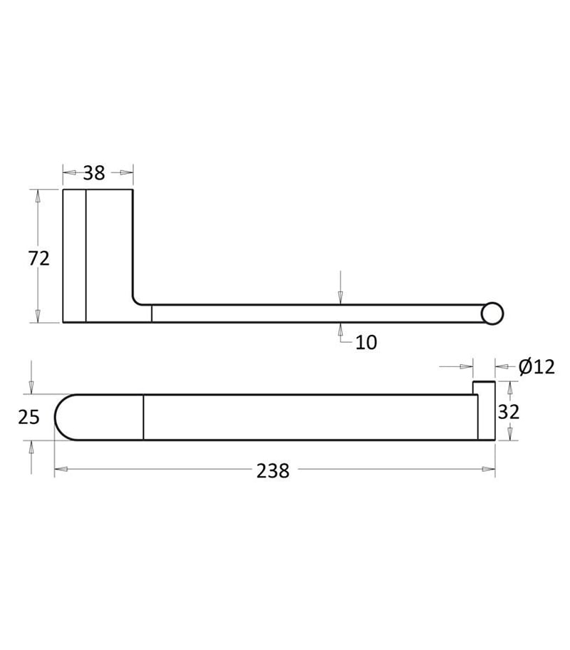 Specification For Flores Towel Bar