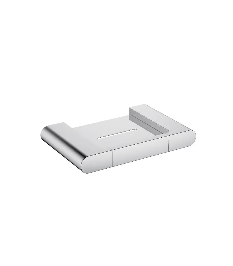 Flores Metal Soap Holder - Chrome