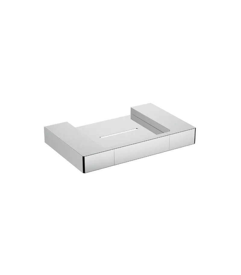 Ceram Soap Holder - Chrome