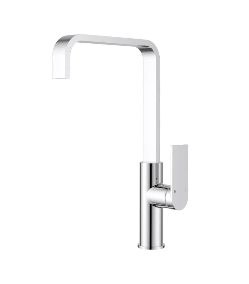 Ruki Brass Sink Mixer - Chrome