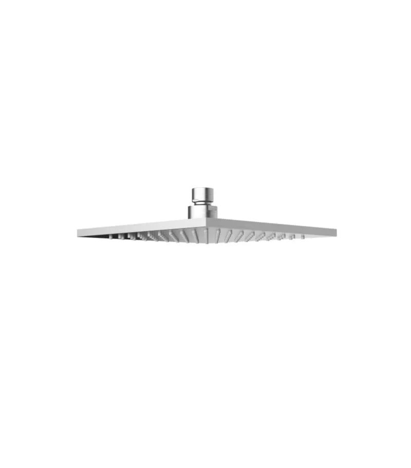 Eden Square Shower Head 200mm – 8mm Thick | Brushed Nickel