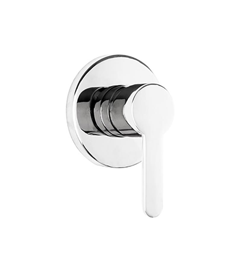 Loui Chrome Wall Or Shower Mixer With Round Backplate
