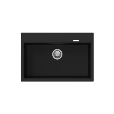 Carysil Black Granite Kitchen Sink 780mm TWMW780