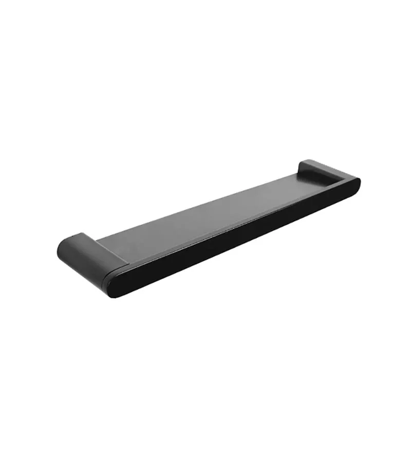 Dove II Stainless Steel Metal Shelf 500mm - Matt Black