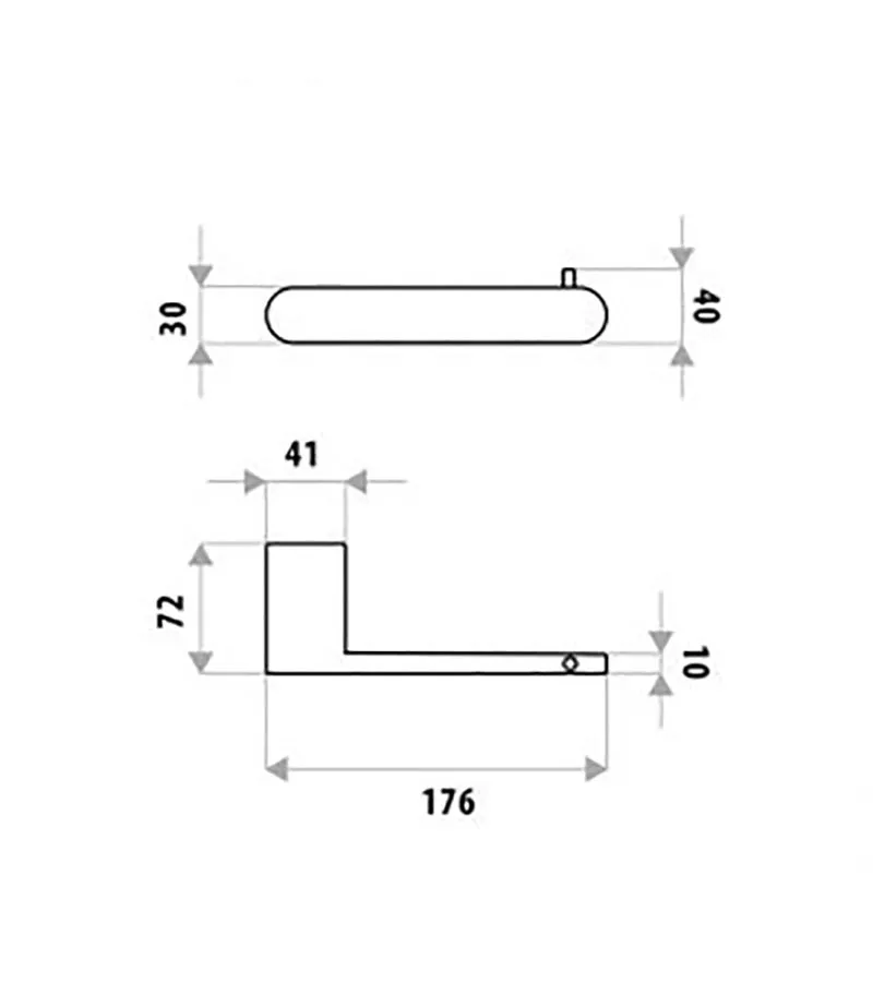 Dove II Stainless Steel Toilet Roll Holder Specification