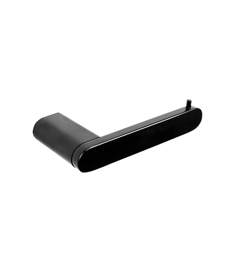 Dove II Stainless Steel Toilet Roll Holder - Matt Black