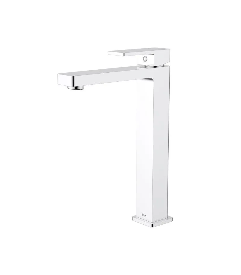 IKON Ceram Tall Basin Mixer - Chrome