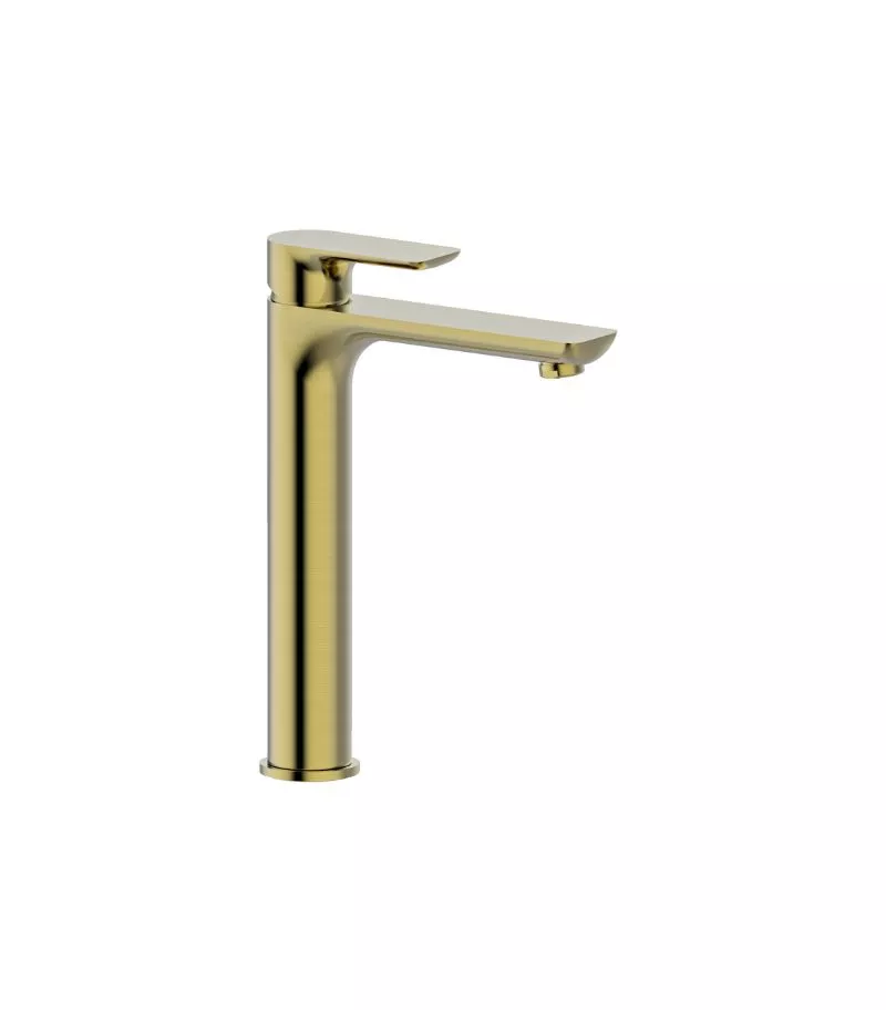 Luxus Tall Basin Mixer - Brushed Gold
