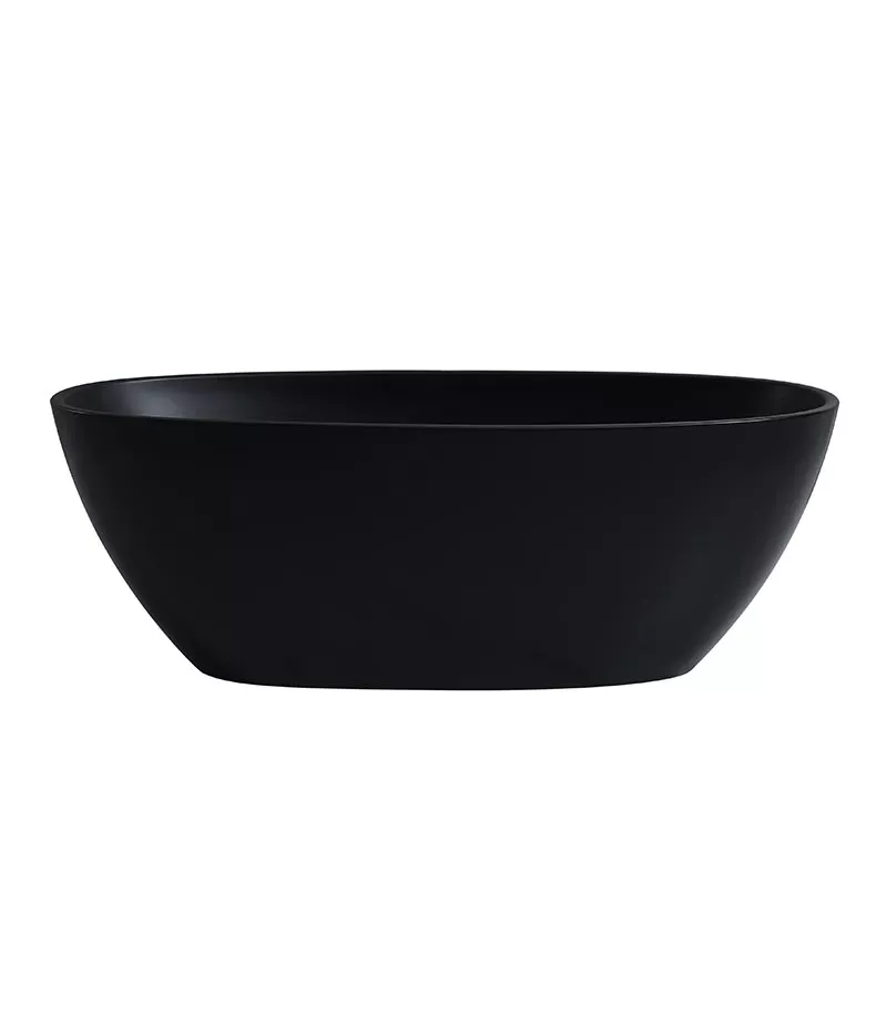 Stella Freestanding Bath - Matt Black