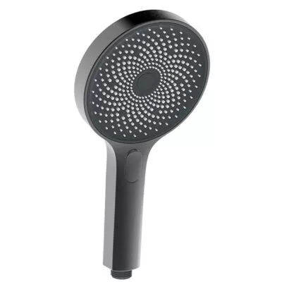 Gabe Gunmetal Grey Round Handheld Shower Head