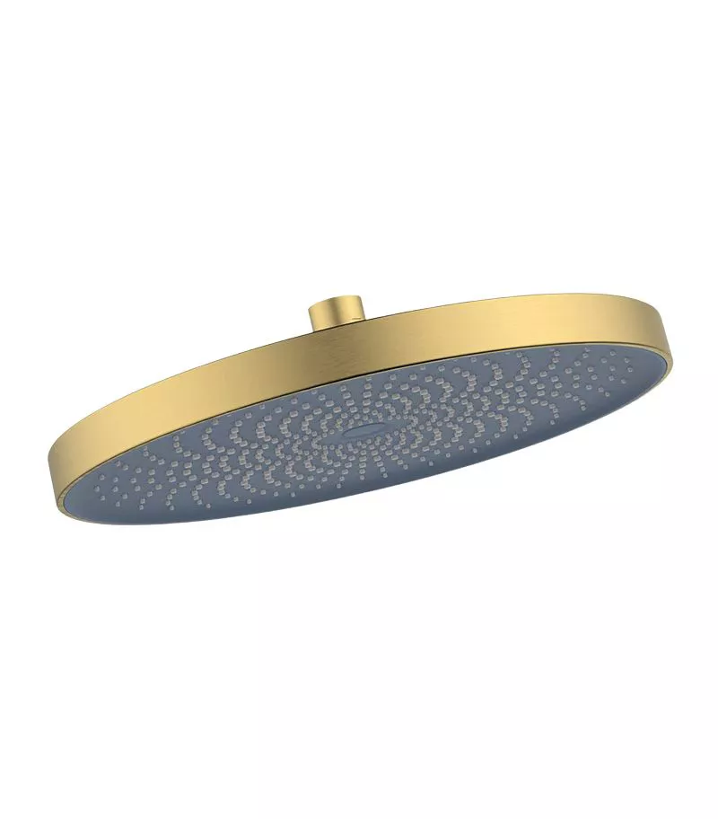 Gabe Brushed Gold Round Shower Head 260mm