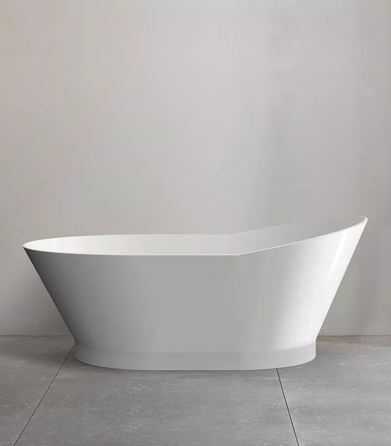 London Freestanding Bath - Gloss White