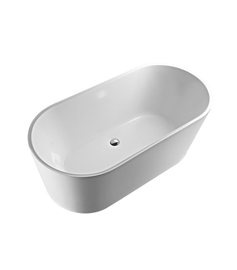 Arezzo Freestanding Bath - Gloss White