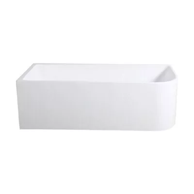 Casey Back To Wall Freestanding Bath Left Corner H580