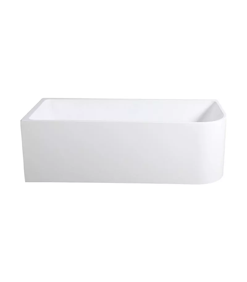 Casey Back To Wall Freestanding Bath Left Corner H580