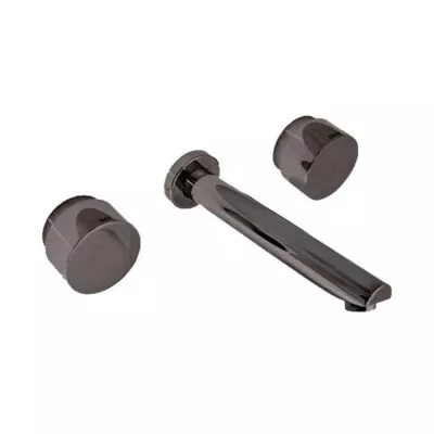 Loui Gunmetal Grey Bath Tap Set