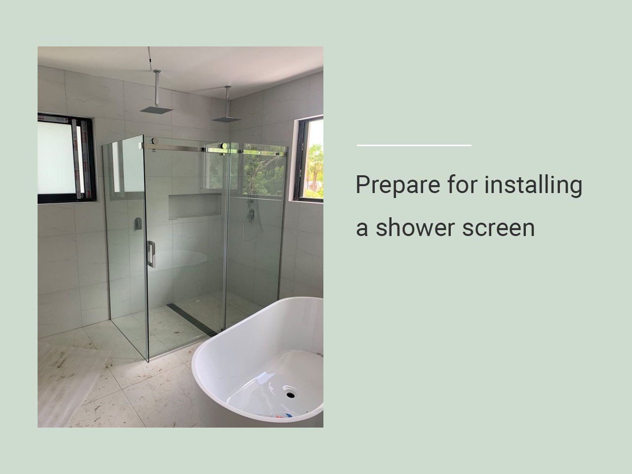 Some Important Things Before Installing a Shower Screen