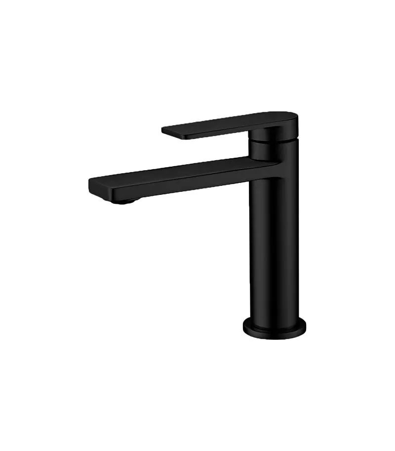 Ruki Matt Black Basin Mixer