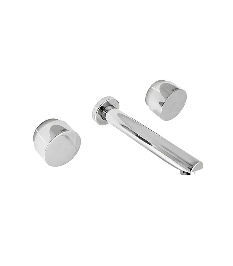 Loui Chrome Bath Tap Set