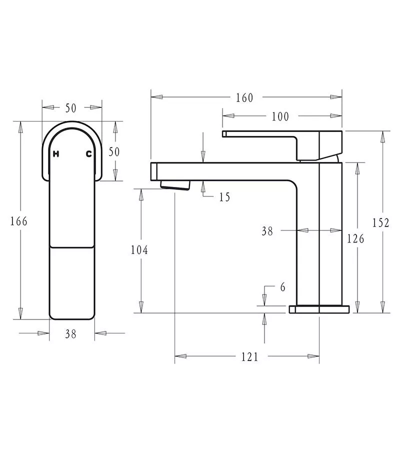 Specification For IKON Flores Basin Mixer