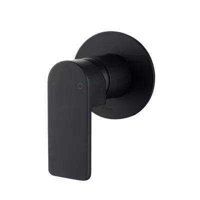 IKON Flores Matt Black Wall Or Shower Mixer