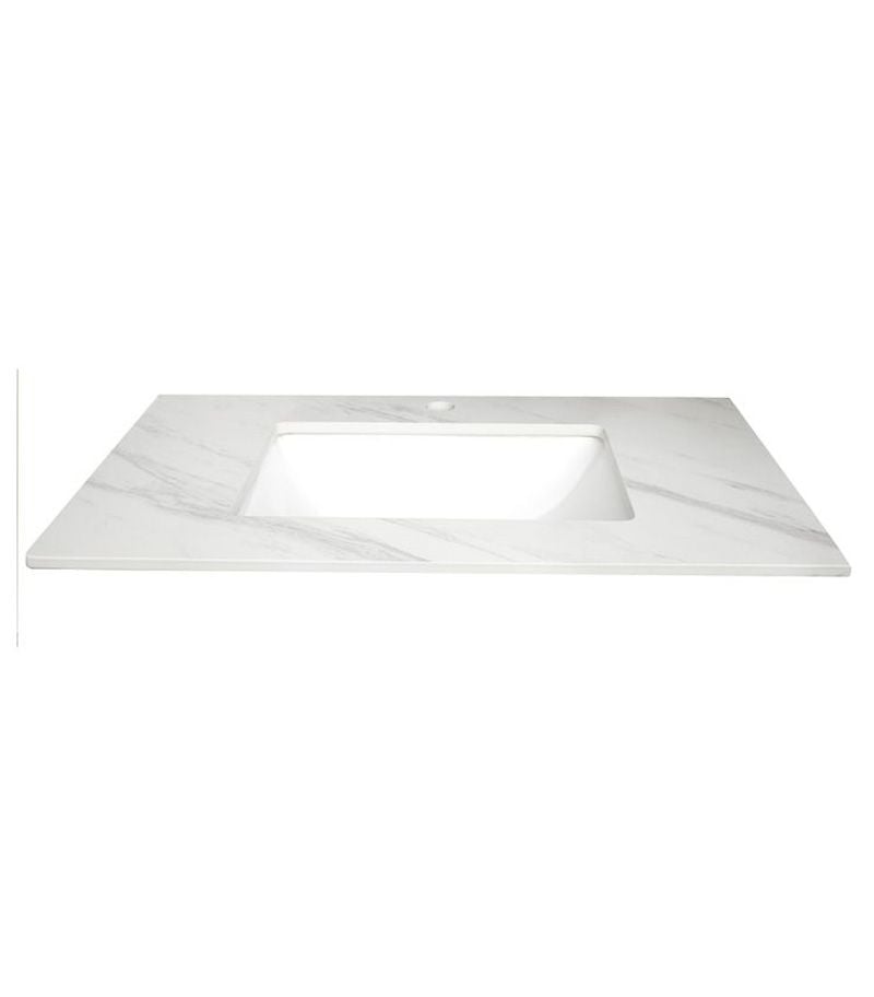 Rock Plate Stone 600mm Undermount Mont Blanc Vanity Top 15mm Thickness