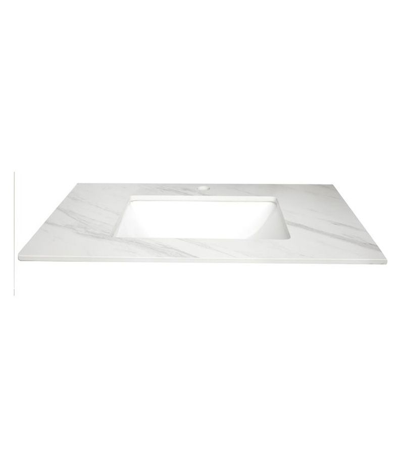 Rock Plate Stone 750mm Undermount  Mont Blanc Vanity Top 15mm Thickness