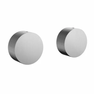 Qi Rund Brushed Nickel Wall Top Assembly