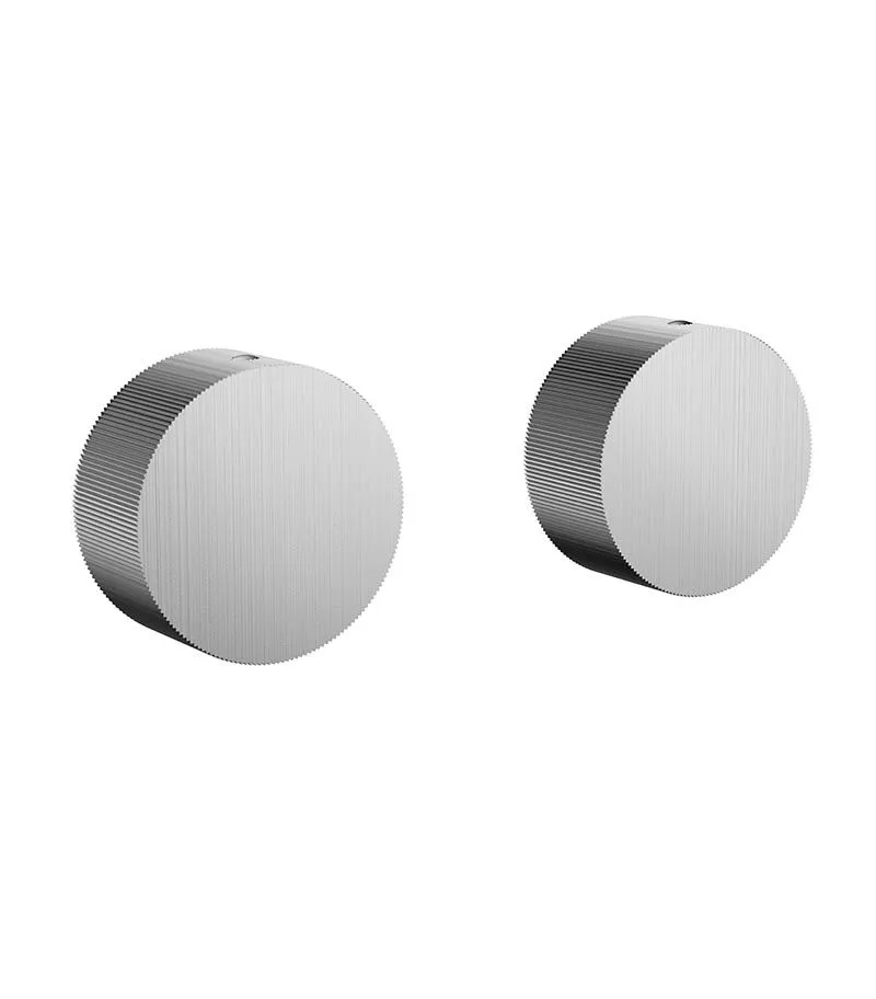 Qi Rund Brushed Nickel Wall Top Assembly