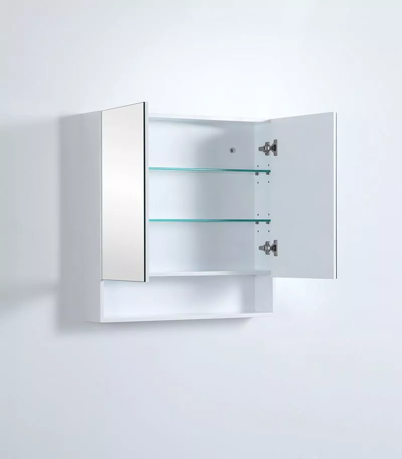 Fremantle Matt White PVC 750mm X 750mm Shaving Cabinet Fremantle Matt White PVC 750mm X 750mm Shaving Cabinet