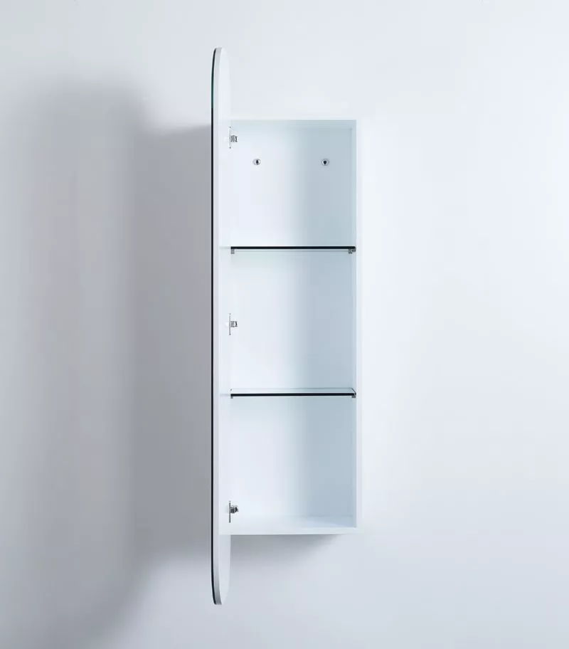 images E-RENOVATION | Tallboys | Olivia Matt White 400x1500mm Wall Hung Tallboy - 3