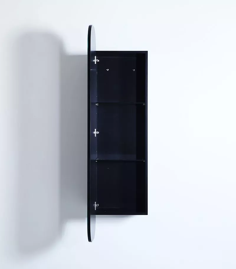 Olivia Matt Black 400x1500mm Wall Hung Tallboy