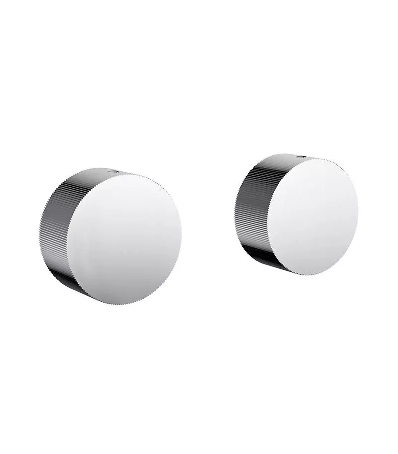 Qi Rund Chrome Basin Tap Set