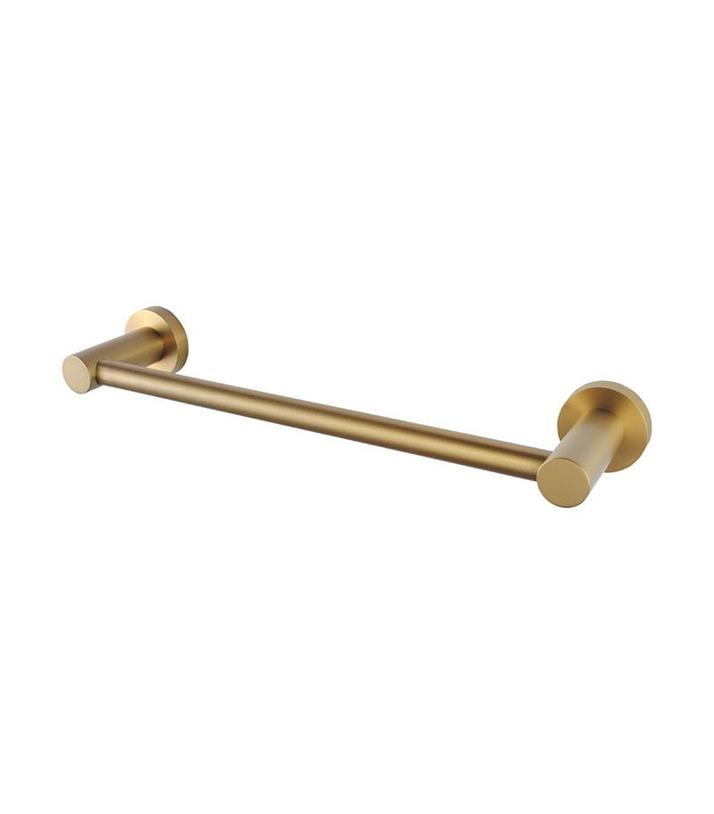 Pentro Brushed Yellow Gold Hand Towel Rail 300mm