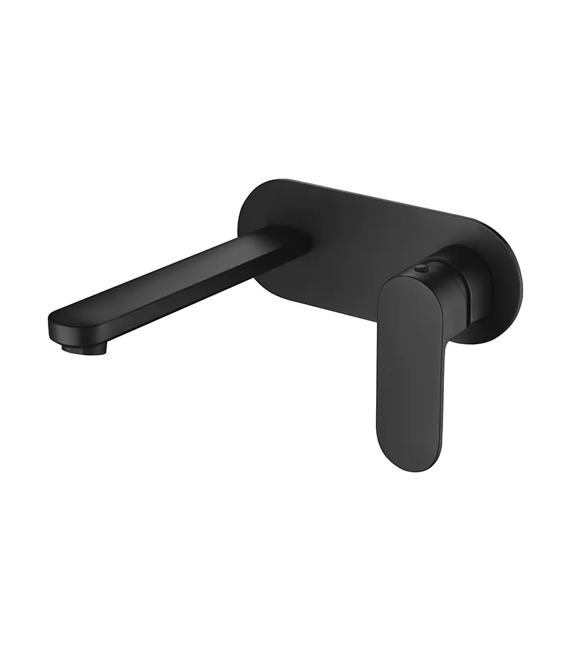 Cora Matt Black Bath Mixer Set